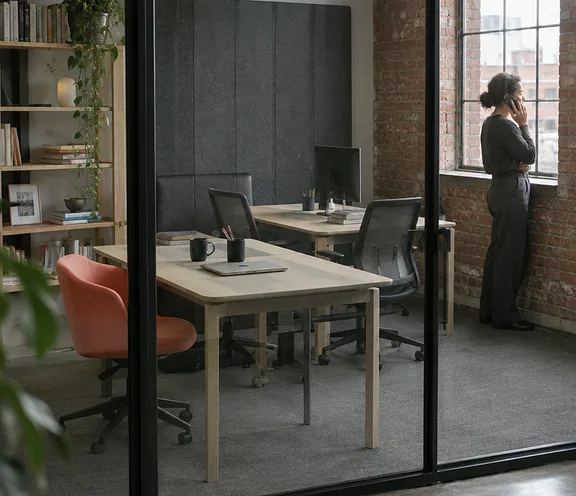 Moving a five-person team into a private office